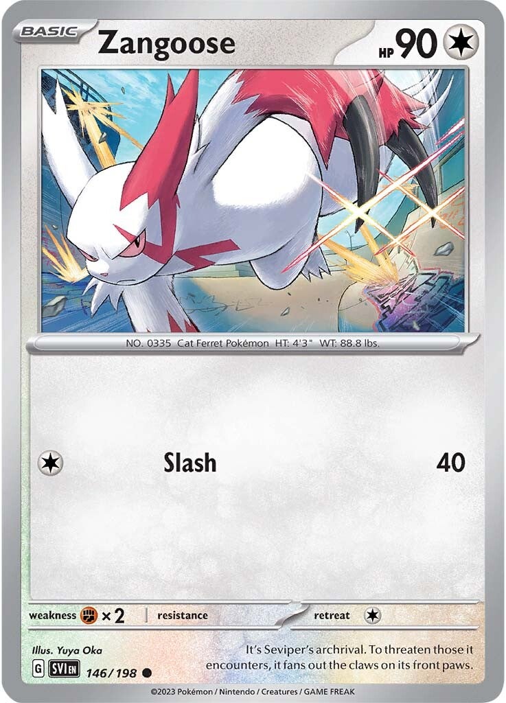 Zangoose (146/198) [Scarlet & Violet: Base Set] | Eastridge Sports Cards & Games