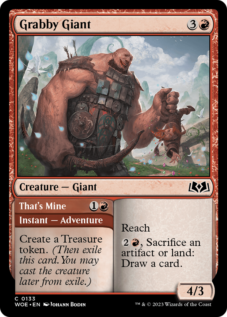 Grabby Giant // That's Mine [Wilds of Eldraine] | Eastridge Sports Cards & Games