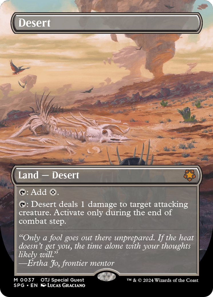 Desert (Borderless) [Outlaws of Thunder Junction Special Guests] | Eastridge Sports Cards & Games