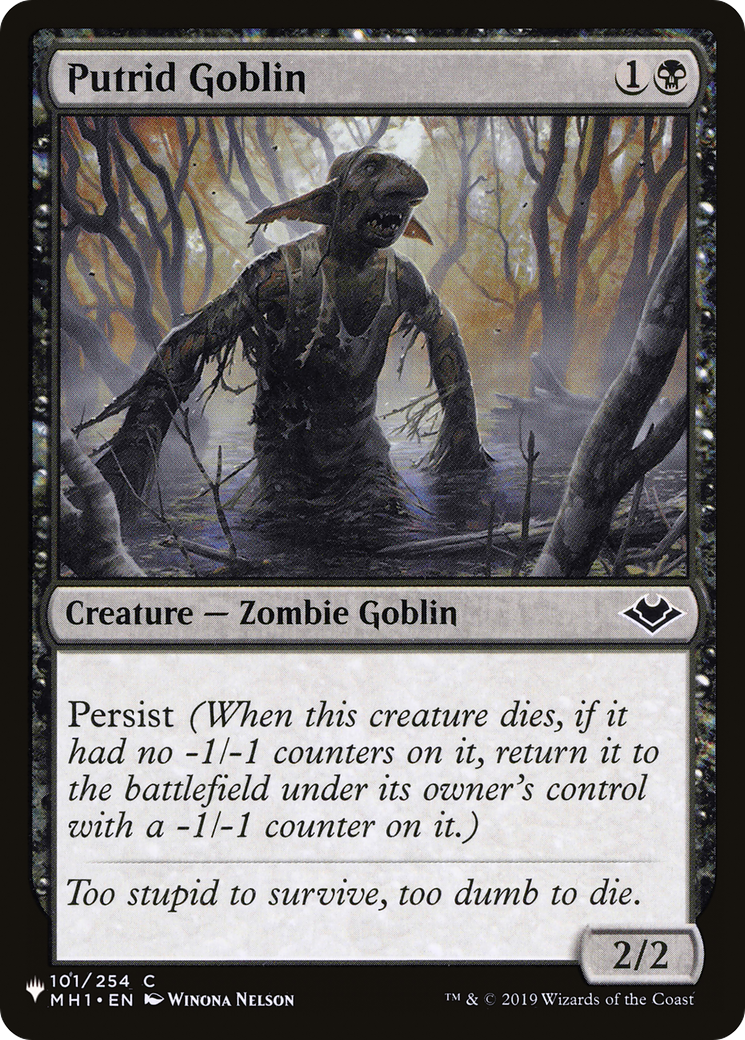 Putrid Goblin [The List] | Eastridge Sports Cards & Games