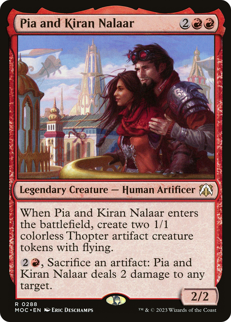 Pia and Kiran Nalaar [March of the Machine Commander] | Eastridge Sports Cards & Games