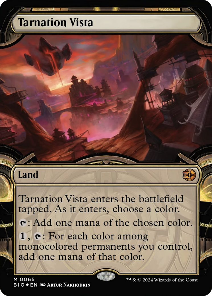 Tarnation Vista (Showcase) (Raised Foil) [Outlaws of Thunder Junction: The Big Score] | Eastridge Sports Cards & Games