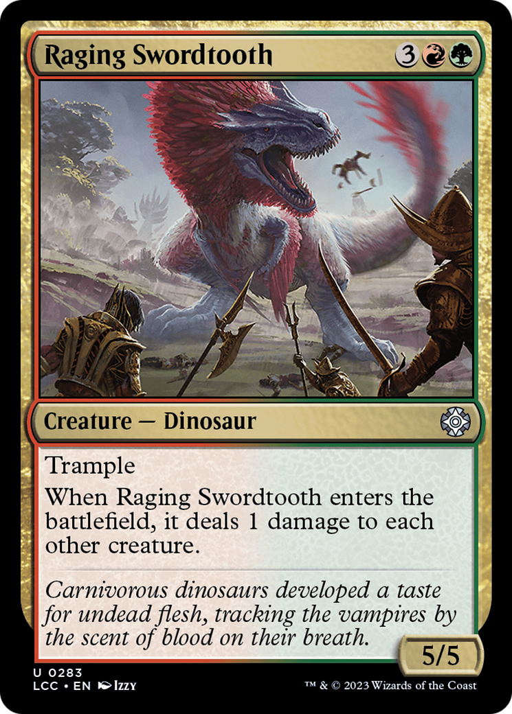 Raging Swordtooth [The Lost Caverns of Ixalan Commander] | Eastridge Sports Cards & Games