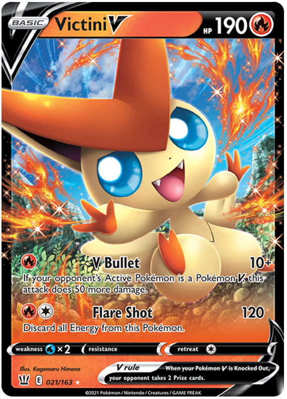 Victini V (021/163) [Sword & Shield: Battle Styles] | Eastridge Sports Cards & Games