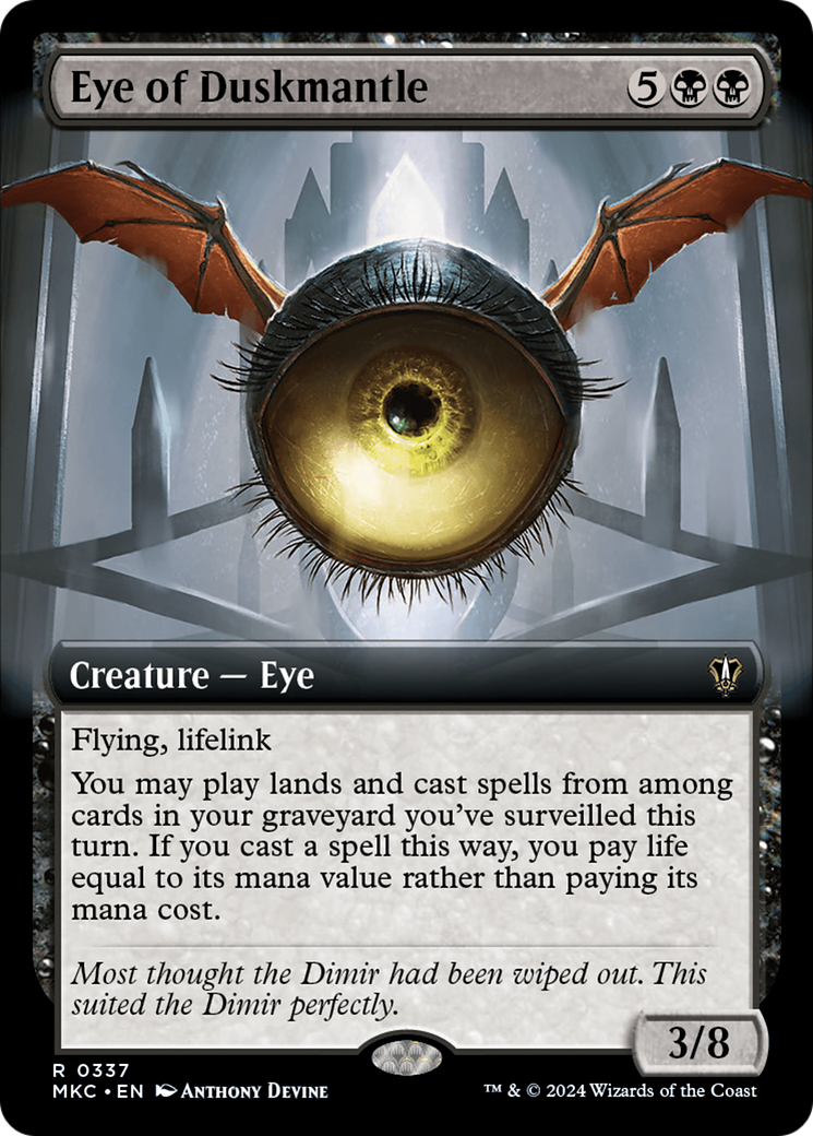 Eye of Duskmantle (Extended Art) [Murders at Karlov Manor Commander] | Eastridge Sports Cards & Games