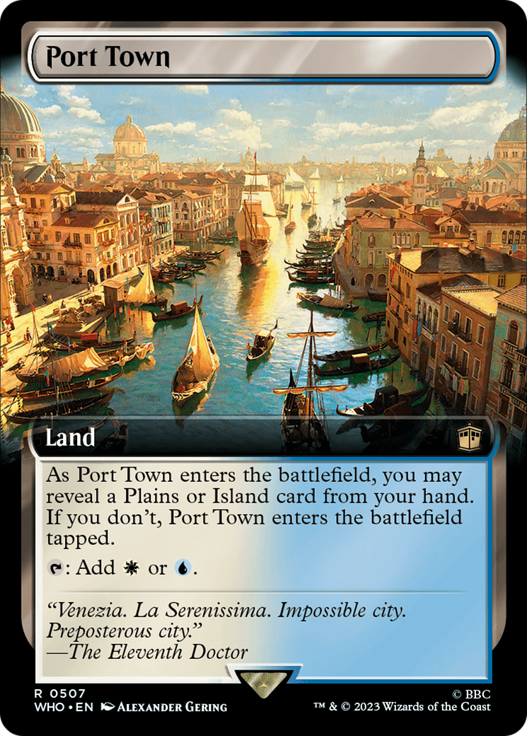 Port Town (Extended Art) [Doctor Who] | Eastridge Sports Cards & Games