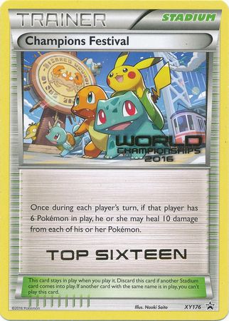 Champions Festival 2016 Top Sixteen (XY176) [XY: Black Star Promos] | Eastridge Sports Cards & Games