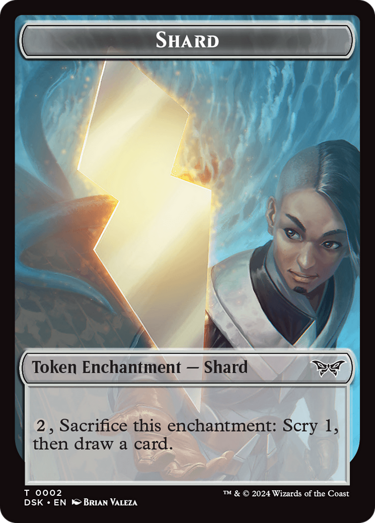 Shard // Manifest Double-Sided Token [Duskmourn: House of Horror Tokens] | Eastridge Sports Cards & Games