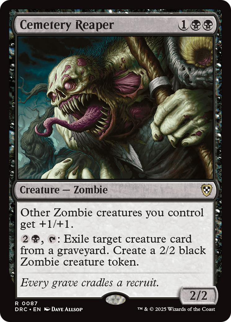 Cemetery Reaper [Aetherdrift Commander] | Eastridge Sports Cards & Games