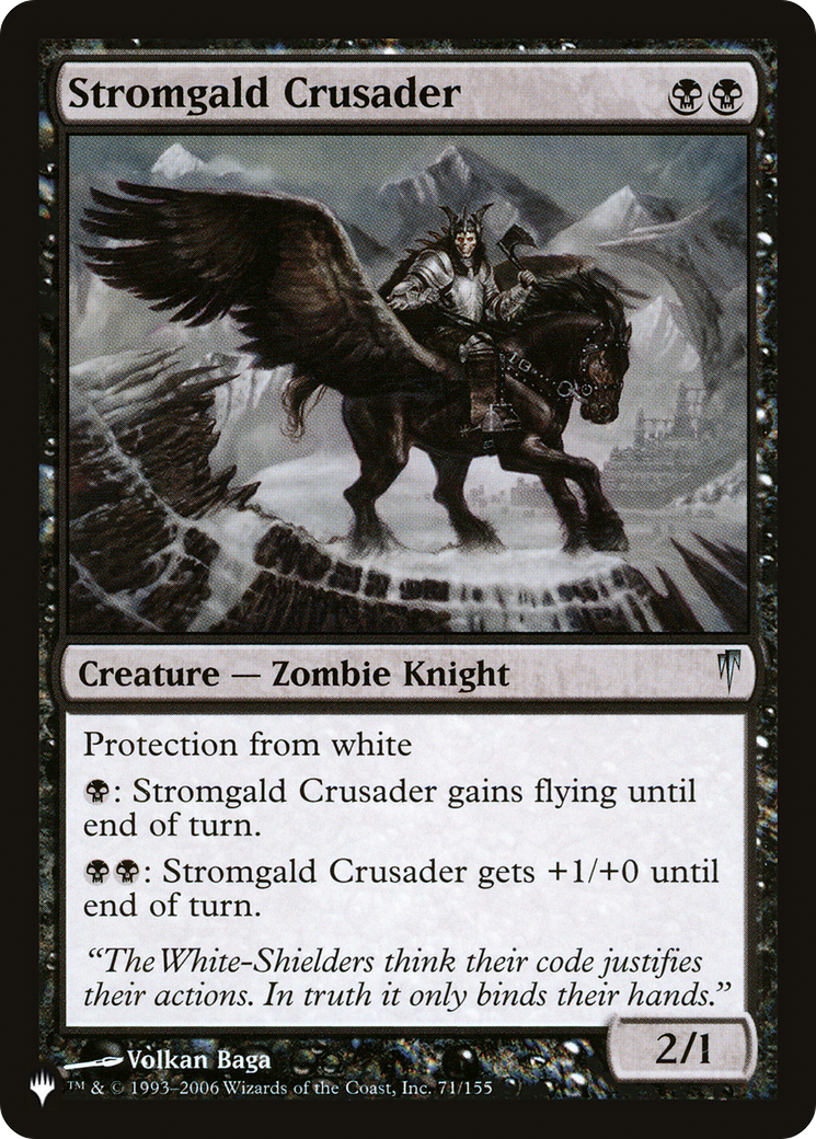 Stromgald Crusader [The List] | Eastridge Sports Cards & Games