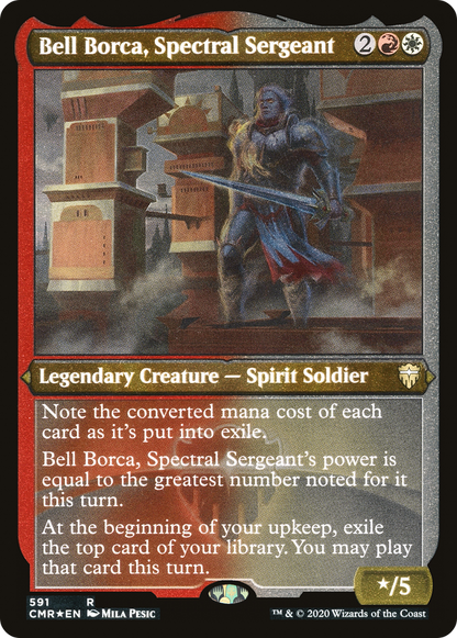 Bell Borca, Spectral Sergeant (Foil Etched) [Commander Legends]