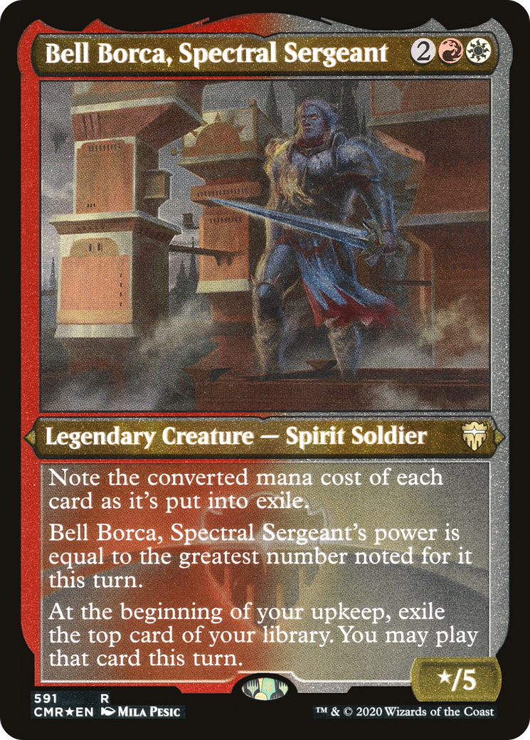 Bell Borca, Spectral Sergeant (Foil Etched) [Commander Legends]