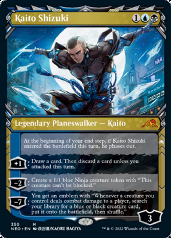 Kaito Shizuki (Showcase Ninja) [Kamigawa: Neon Dynasty] | Eastridge Sports Cards & Games