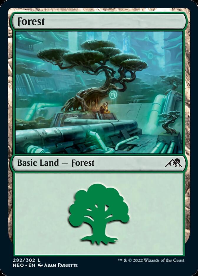 Forest (292) [Kamigawa: Neon Dynasty] | Eastridge Sports Cards & Games