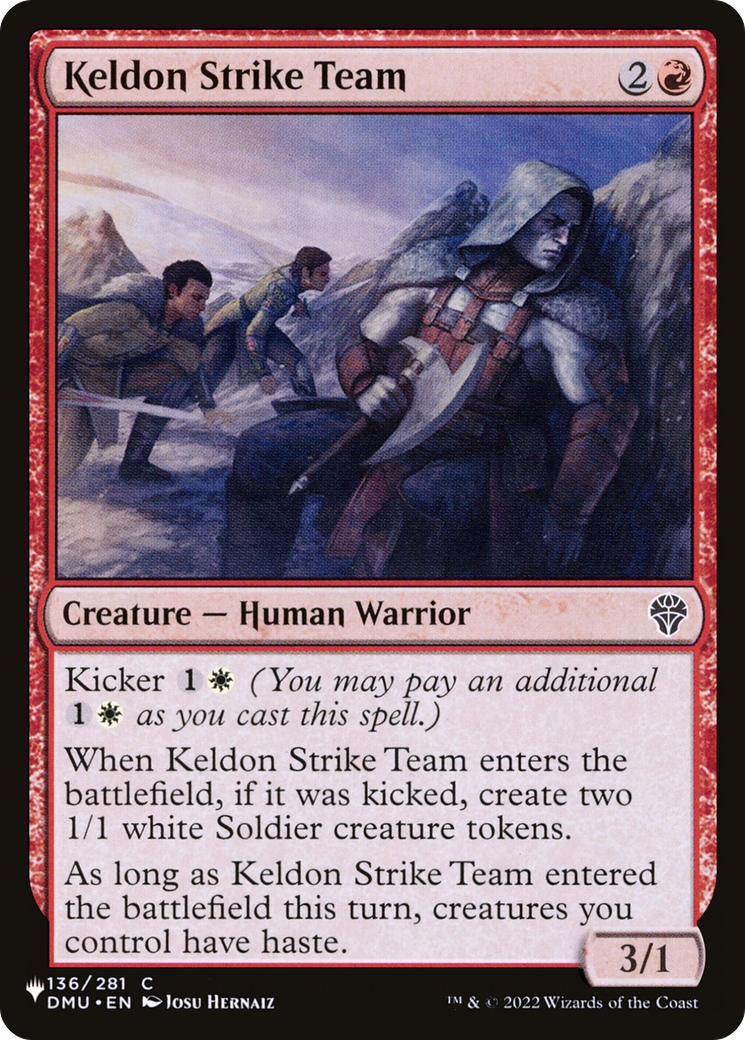 Keldon Strike Team [The List Reprints] | Eastridge Sports Cards & Games