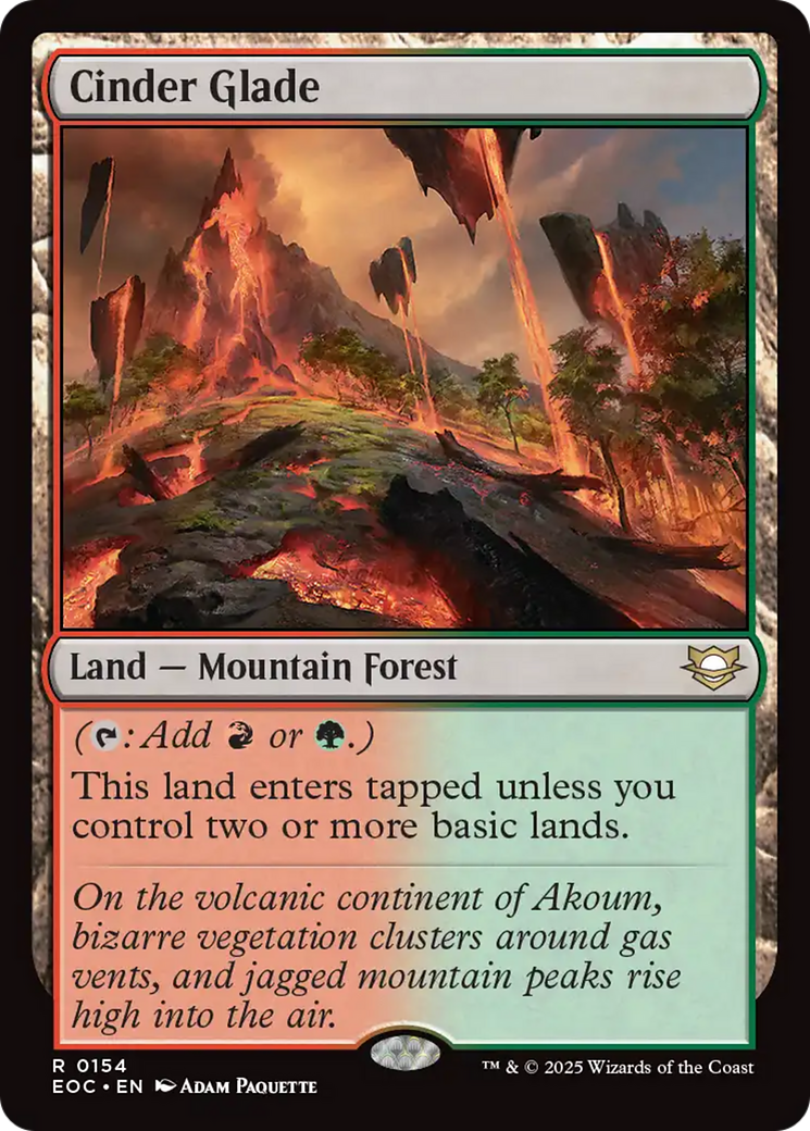 Cinder Glade [Edge of Eternities Commander] | Eastridge Sports Cards & Games