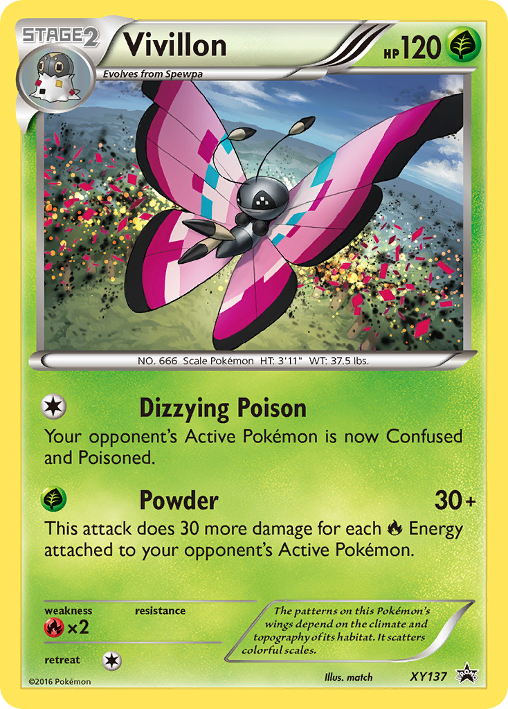 Vivillon (XY137) [XY: Black Star Promos] | Eastridge Sports Cards & Games