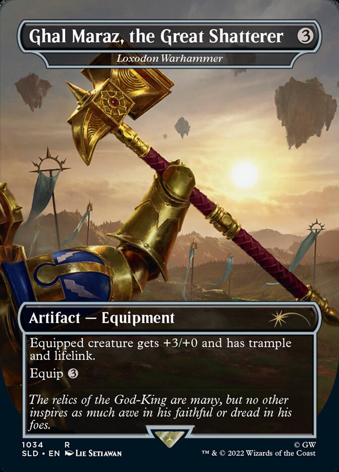 Ghal Maraz, the Great Shatterer - Loxodon Warhammer (Borderless) [Secret Lair Drop Series] | Eastridge Sports Cards & Games
