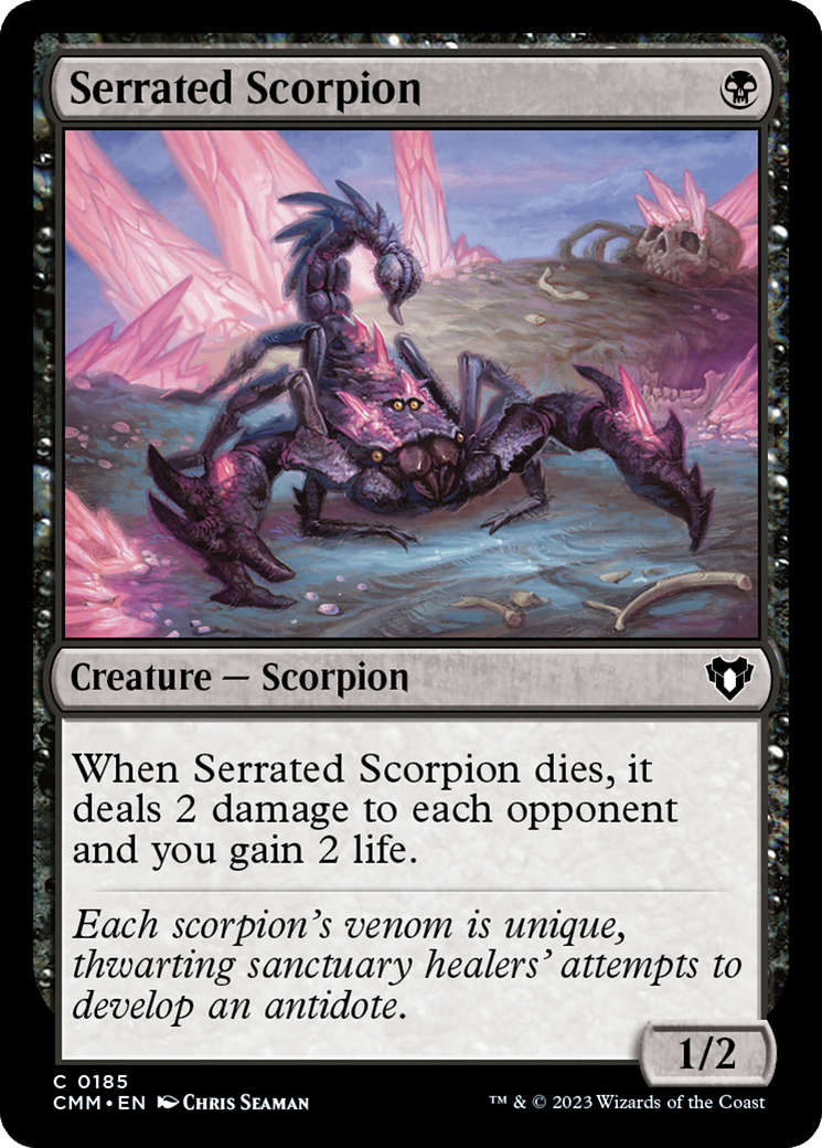 Serrated Scorpion [Commander Masters] | Eastridge Sports Cards & Games