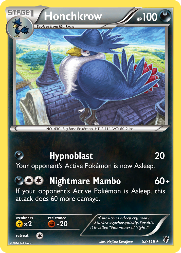 Honchkrow (52/119) [XY: Phantom Forces] | Eastridge Sports Cards & Games