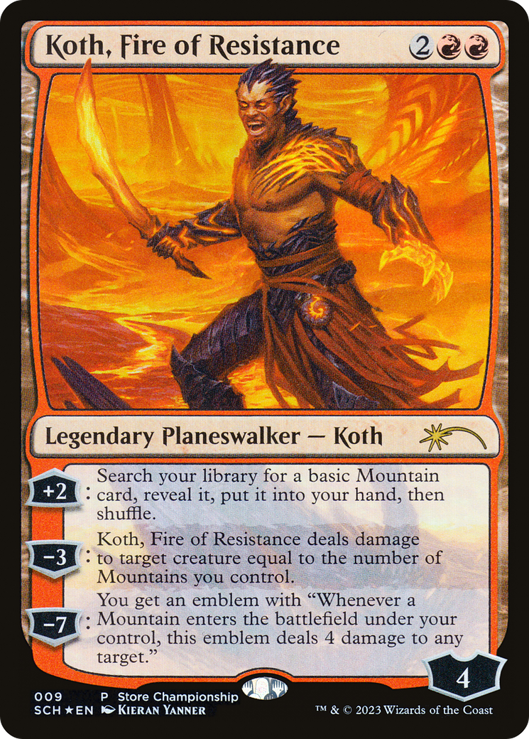 Koth, Fire of Resistance [Store Championships 2023] | Eastridge Sports Cards & Games