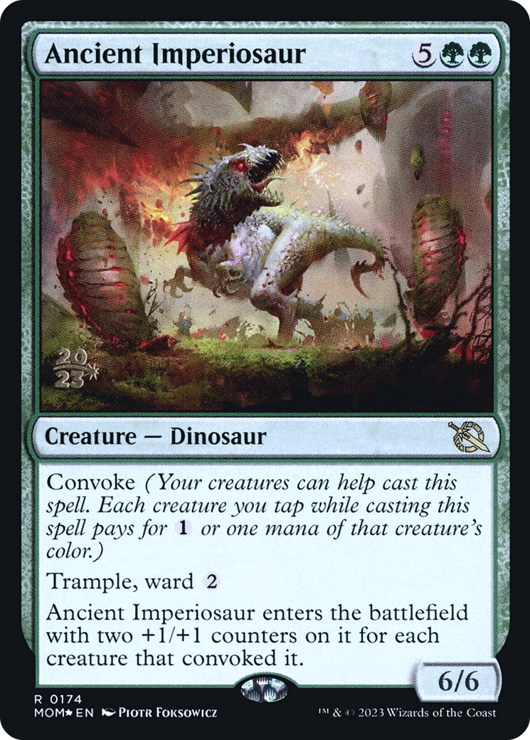 Ancient Imperiosaur [March of the Machine Prerelease Promos] | Eastridge Sports Cards & Games