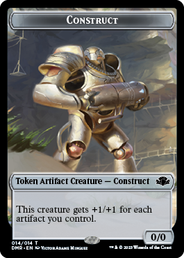 Goblin // Construct Double-Sided Token [Dominaria Remastered Tokens] | Eastridge Sports Cards & Games