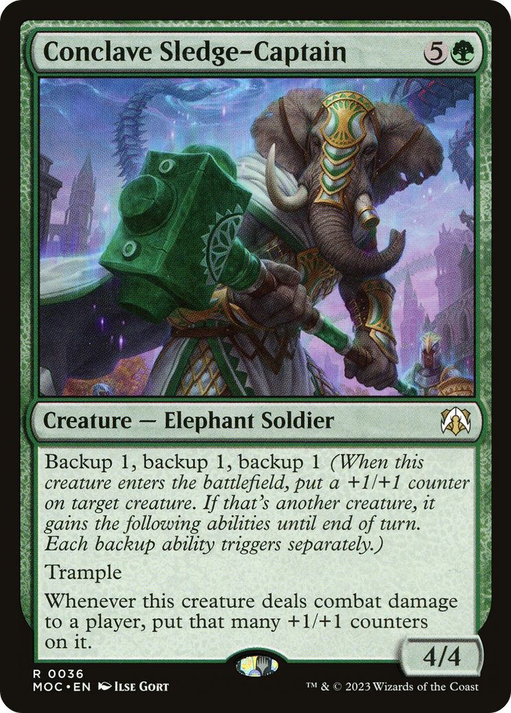 Conclave Sledge-Captain [March of the Machine Commander] | Eastridge Sports Cards & Games