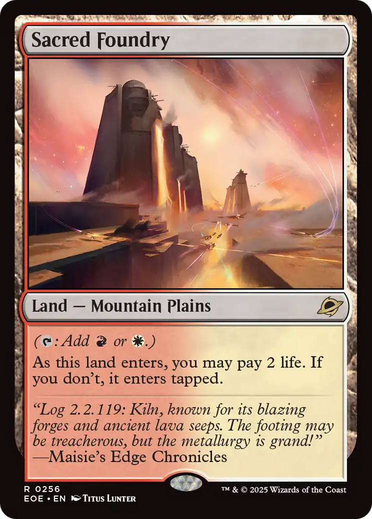 Sacred Foundry [Edge of Eternities] | Eastridge Sports Cards & Games