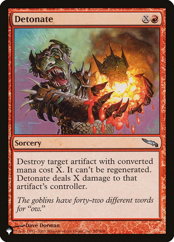 Detonate [The List] | Eastridge Sports Cards & Games