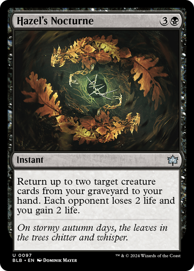Hazel's Nocturne [Bloomburrow] | Eastridge Sports Cards & Games