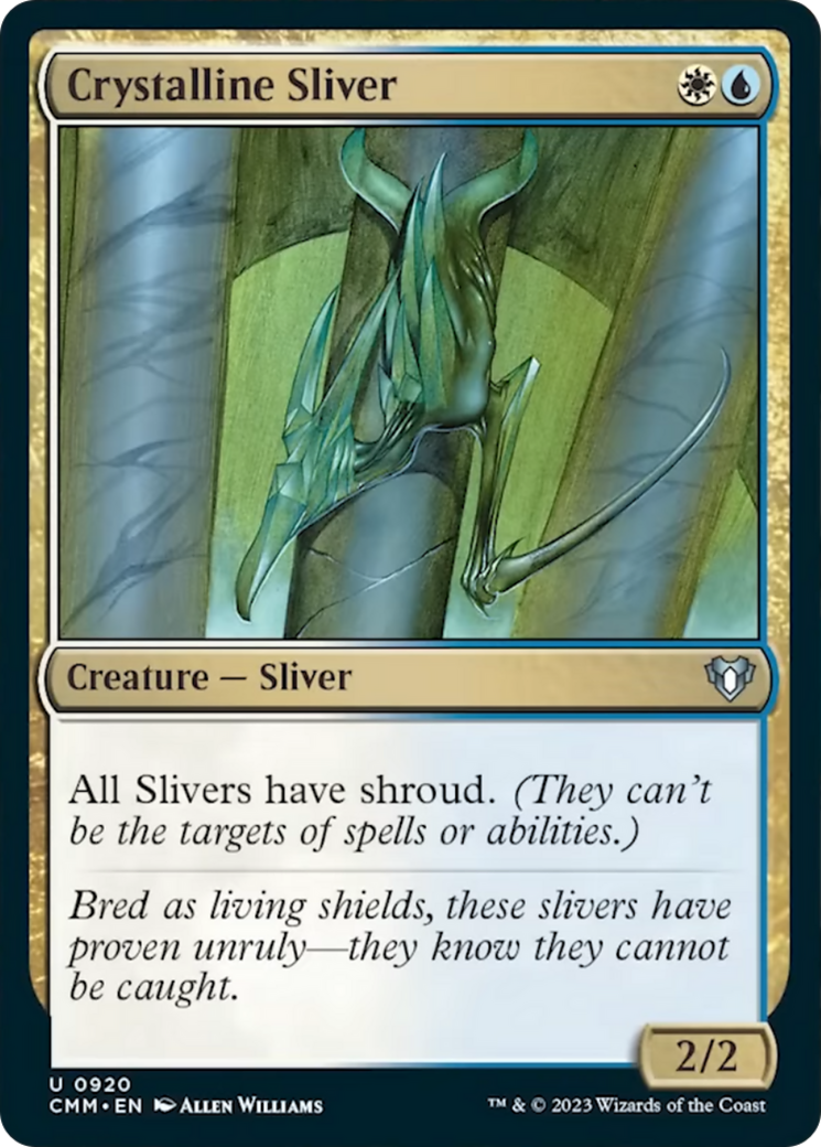 Crystalline Sliver [Commander Masters] | Eastridge Sports Cards & Games