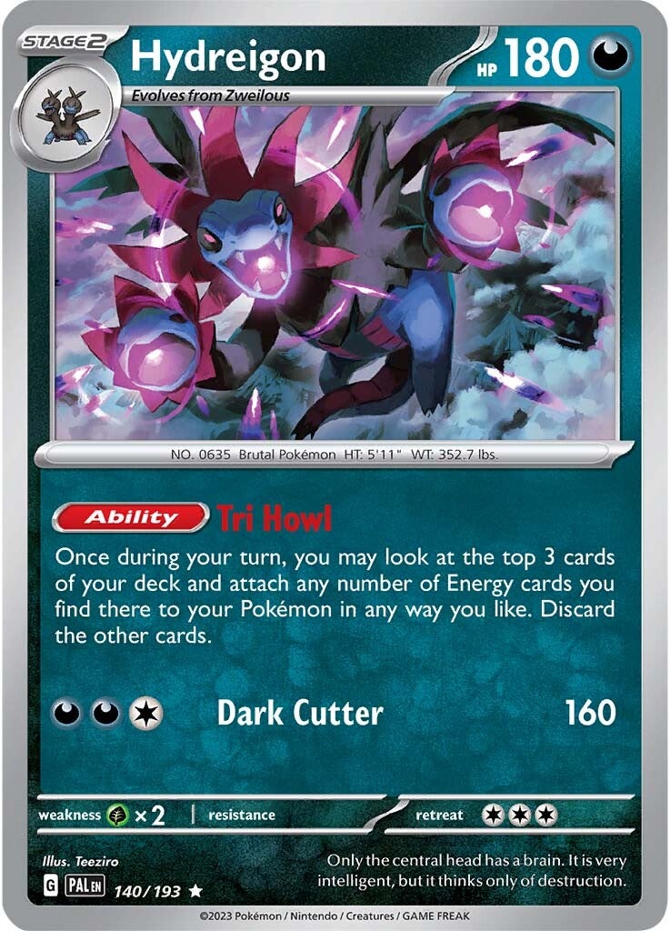 Hydreigon (140/193) [Scarlet & Violet: Paldea Evolved] | Eastridge Sports Cards & Games