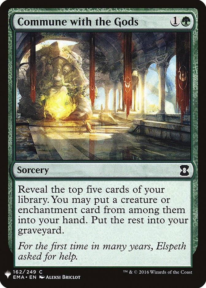 Commune with the Gods [Mystery Booster] | Eastridge Sports Cards & Games