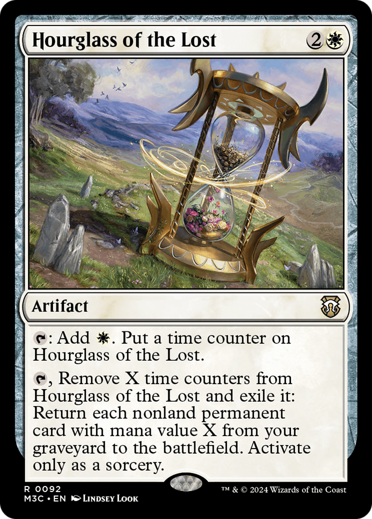 Hourglass of the Lost (Ripple Foil) [Modern Horizons 3 Commander] | Eastridge Sports Cards & Games