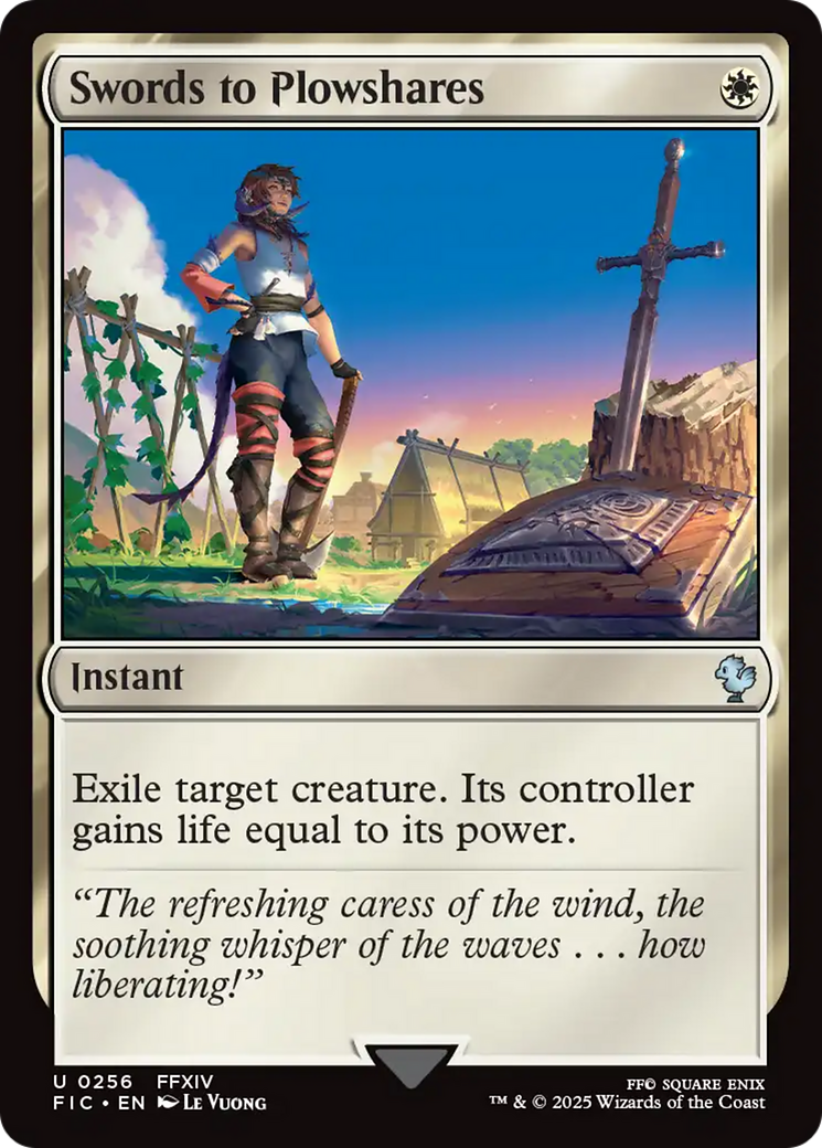 Swords to Plowshares [FINAL FANTASY Commander] | Eastridge Sports Cards & Games