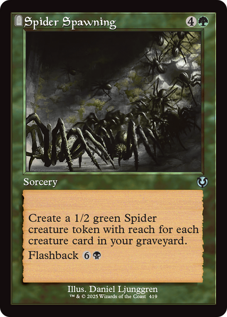 Spider Spawning (Retro Frame) [Innistrad Remastered] | Eastridge Sports Cards & Games