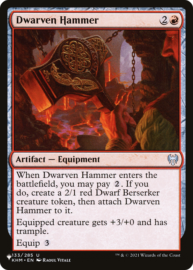 Dwarven Hammer [The List] | Eastridge Sports Cards & Games