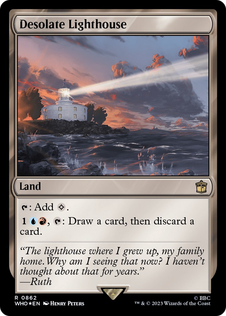 Desolate Lighthouse (Surge Foil) [Doctor Who] | Eastridge Sports Cards & Games