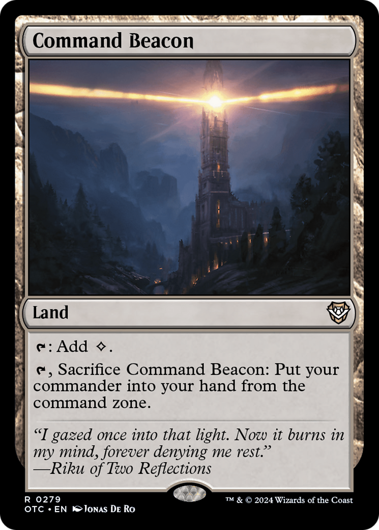 Command Beacon [Outlaws of Thunder Junction Commander] | Eastridge Sports Cards & Games