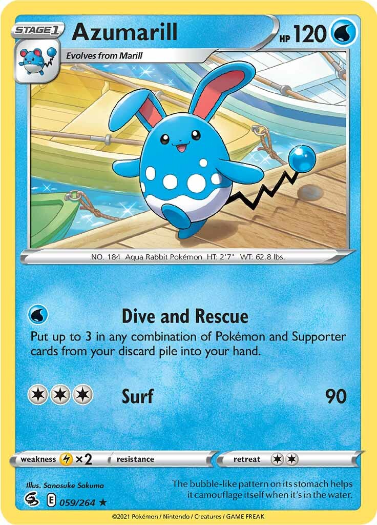 Azumarill (059/264) [Sword & Shield: Fusion Strike] | Eastridge Sports Cards & Games