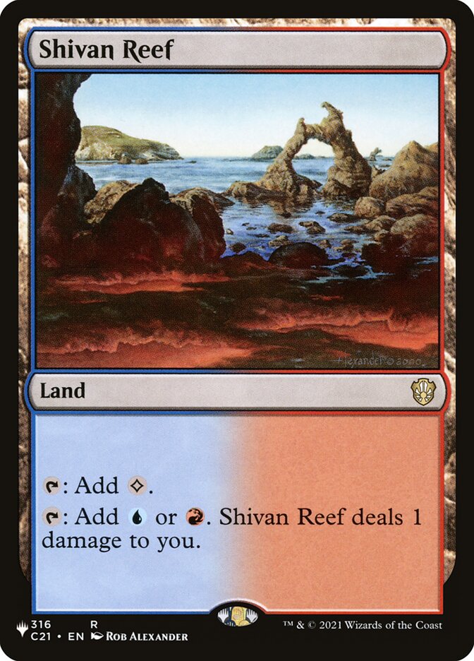Shivan Reef [Secret Lair: Heads I Win, Tails You Lose] | Eastridge Sports Cards & Games