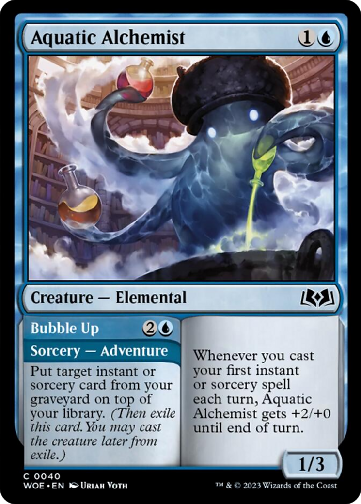 Aquatic Alchemist // Bubble Up [Wilds of Eldraine] | Eastridge Sports Cards & Games