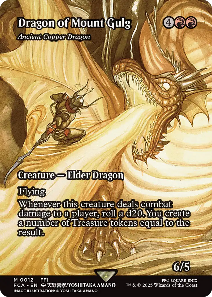 Dragon of Mount Gulg - Ancient Copper Dragon (Showcase) [FINAL FANTASY : Through the Ages] | Eastridge Sports Cards & Games