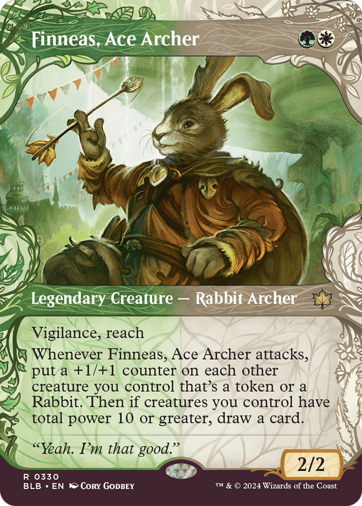 Finneas, Ace Archer (Showcase) [Bloomburrow] | Eastridge Sports Cards & Games