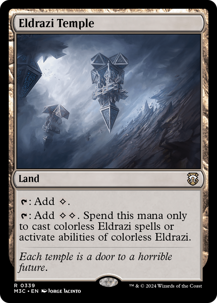 Eldrazi Temple (Ripple Foil) [Modern Horizons 3 Commander] | Eastridge Sports Cards & Games