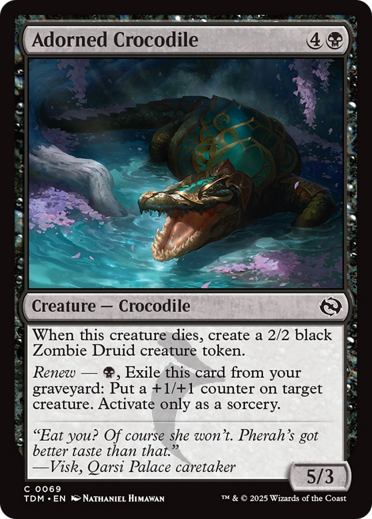 Adorned Crocodile [Tarkir: Dragonstorm] | Eastridge Sports Cards & Games