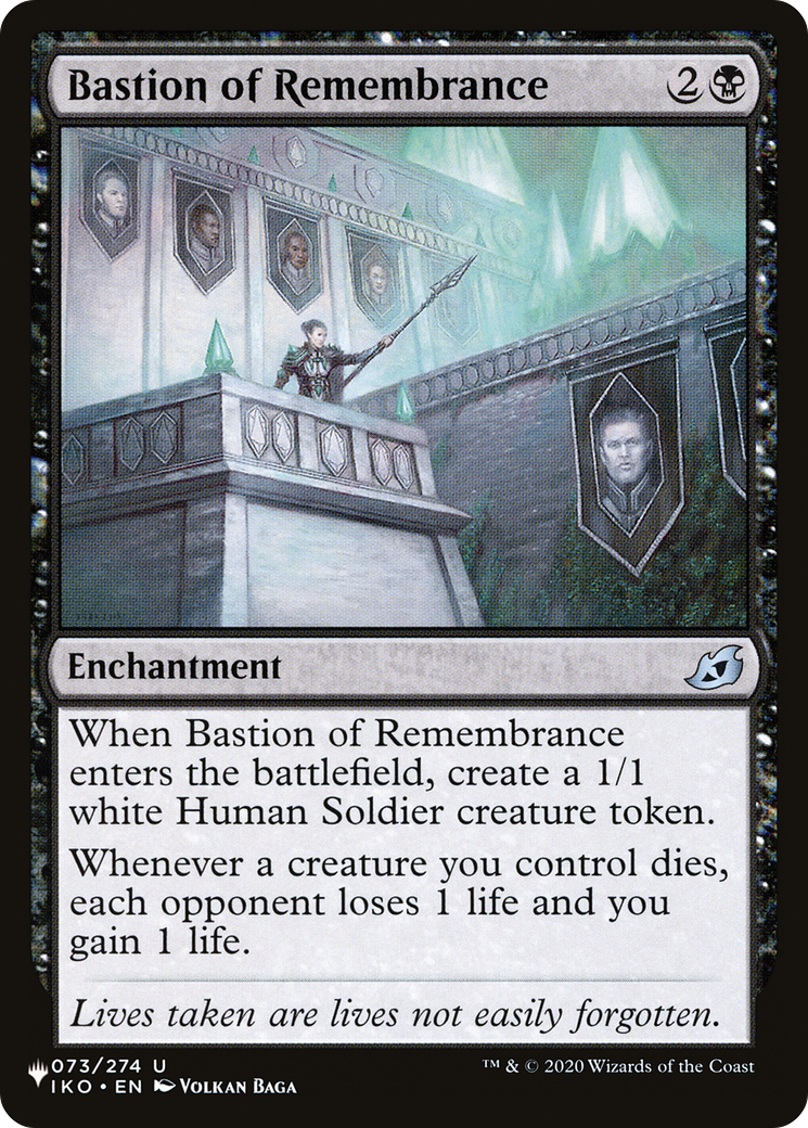 Bastion of Remembrance [The List Reprints] | Eastridge Sports Cards & Games