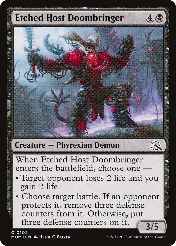 Etched Host Doombringer [March of the Machine] | Eastridge Sports Cards & Games