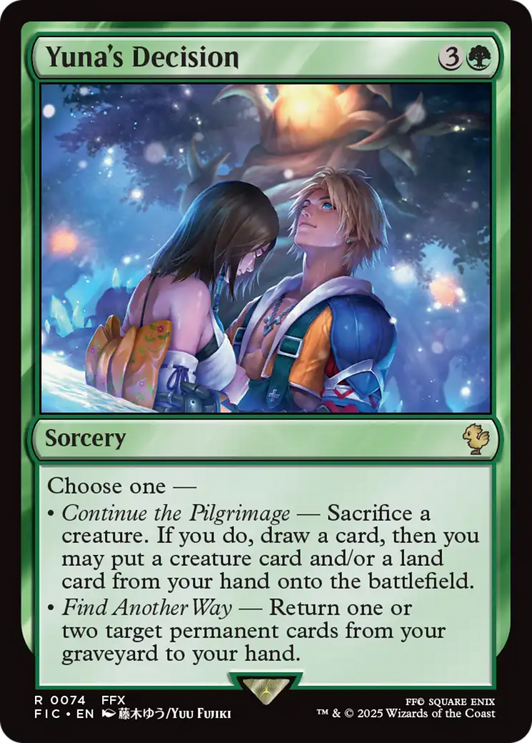 Yuna's Decision [FINAL FANTASY Commander] | Eastridge Sports Cards & Games